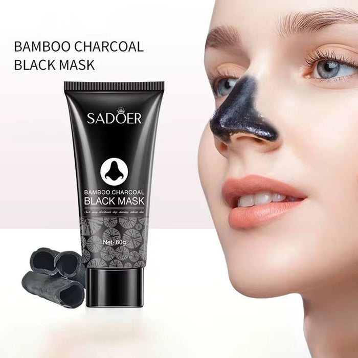 Bamboo Charcoal Peeling Mask, Blackhead Remover Mask 60g