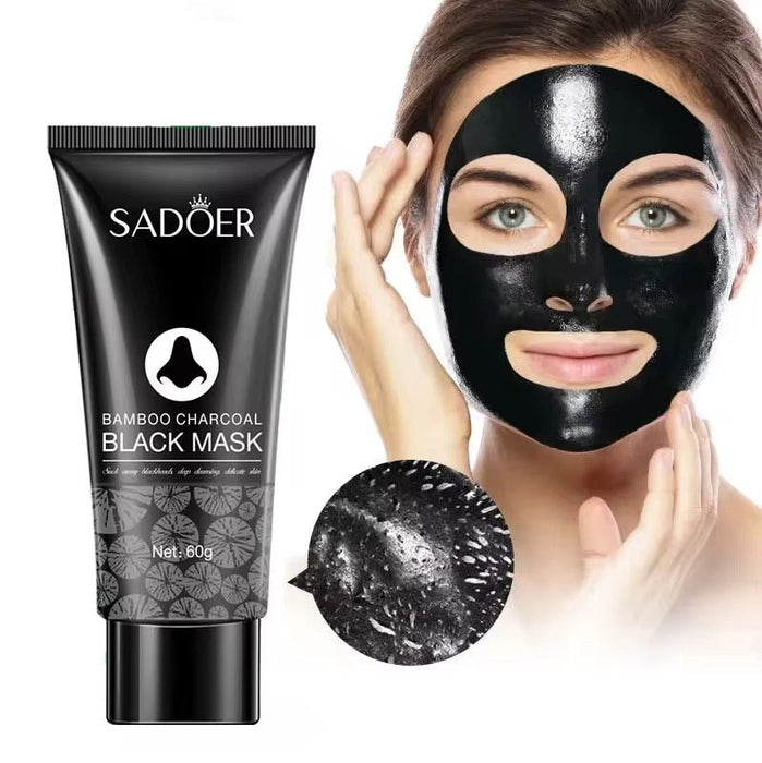 Bamboo Charcoal Peeling Mask, Blackhead Remover Mask 60g
