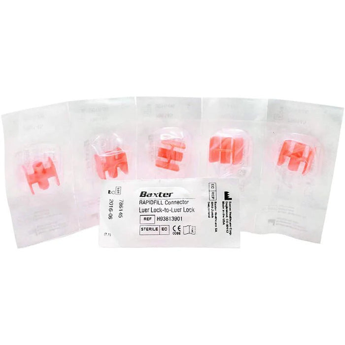 Baxter Rapid Fill Connector Luer Lock to Luer Lock, 50 /box