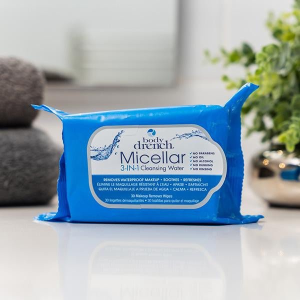 Body Drench Micellar 3 in 1 Cleansing Wipes (30 wipes)