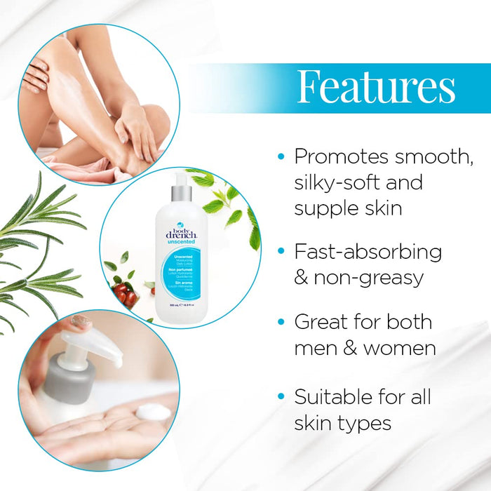 Body Drench Unscented Lotion