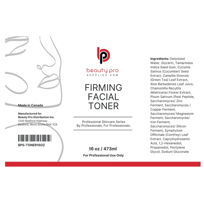 BPS Pro Series Firming Facial Toner, Professional Size 16oz / 473ml
