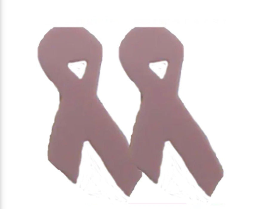 Breast Cancer Awareness Nail Art Charms, 2pc