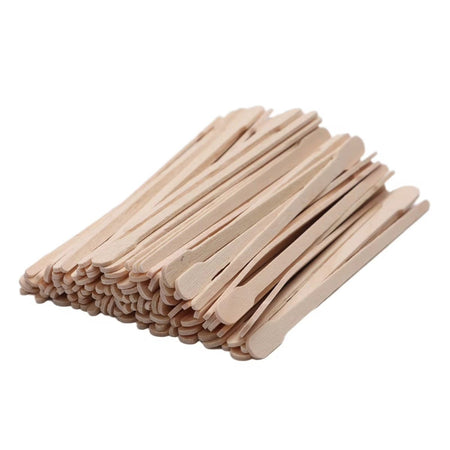 Brow Wax Applicator Stick, 3.4" Non - Sterile 100 count