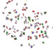 Colourful Holiday Mix Nail Charms, Christmas Nail Art Gems 50pcs