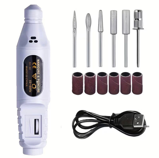 Cordless Nail Drill Machine Set 20,000 RPM + USB charging
