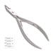 Cuticle Nipper, Double Spring 1/2 Jaw 4"