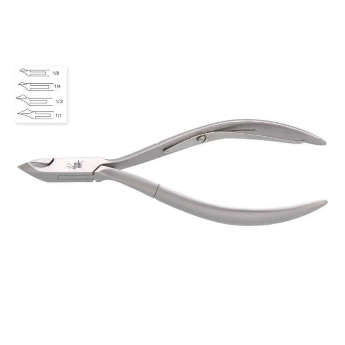 Cuticle Nipper, Double Spring 1/2 Jaw 4"