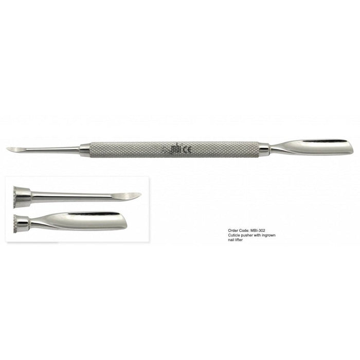 Cuticle Pusher with Ingrown Nail Lifter Nail Implement Tool