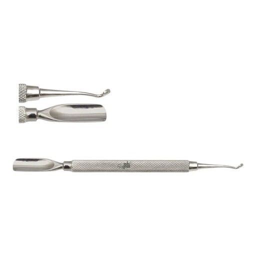 Cuticle Pusher with Nail Edge Cleaner Scoop