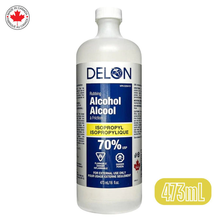 Delon 70% Isopropyl Alcohol, 473ml