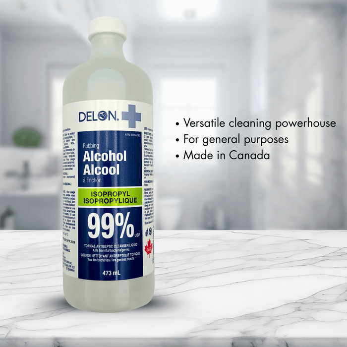 Delon 99% Isopropyl Alcohol, 473ml