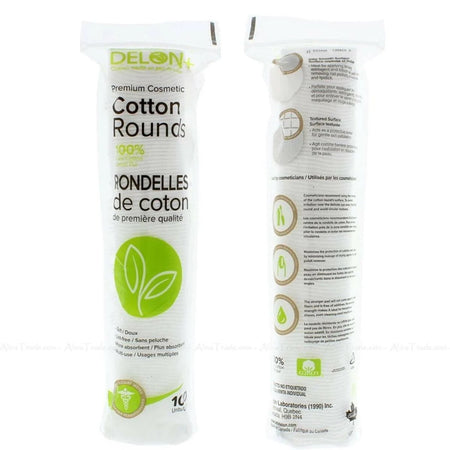 Delon Premium Cosmetic Cotton Rounds, 100 count