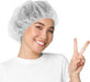Disposable Bouffant Cap Hair Net, White 100 pieces