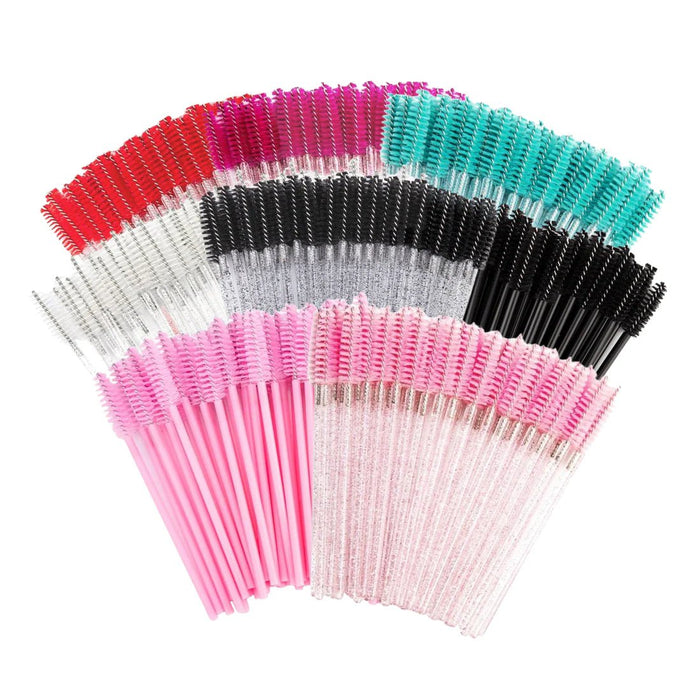 Disposable Mascara Wands, Eyebrow Spoolies Brush, 50 count