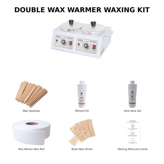 Double Wax Warmer Waxing Starter Bundle Canada