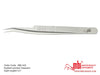 Eyelash Pointed Tweezers Slight Angled Size 4.5", MBI-422