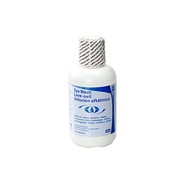 Eyewash Station + 500ml /16oz Eyewash Solution Refill