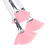 Facial Applicator Fan Brush, Pink Tip
