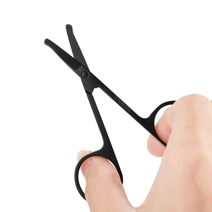 Facial Hair / Brow Scissors, Rounded Safety Tip, Stainless Steel