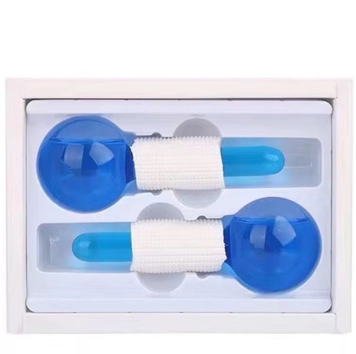 Facial Ice Globes, Cooling Cryo Facial Tools Set of 2