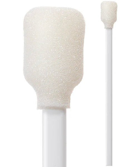 Facial Peel Foam Tip Applicator, White 5” Square Sponge, 50 count
