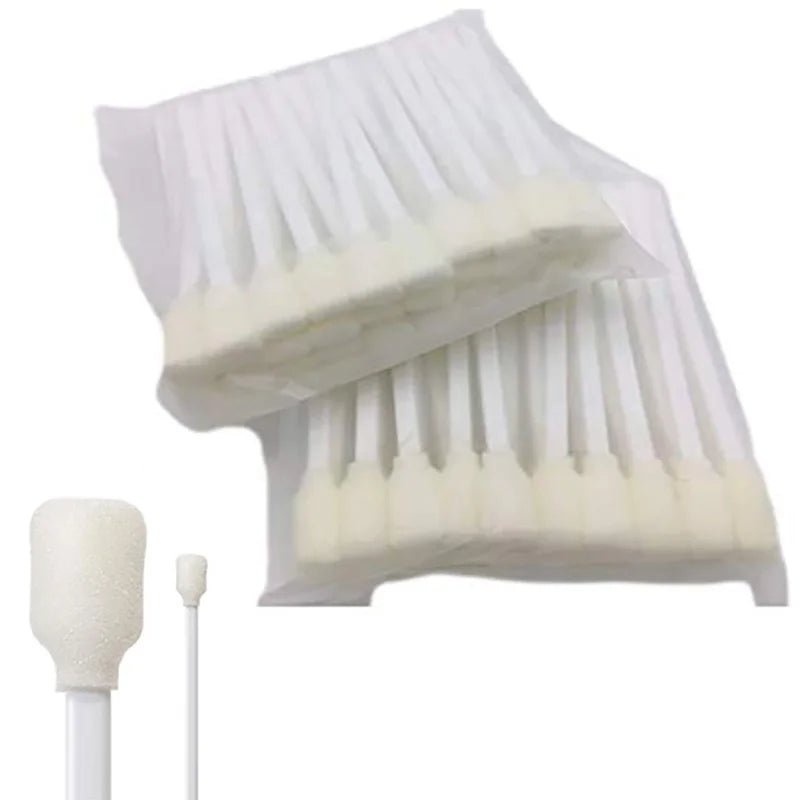Facial Peel Foam Tip Applicator, White 5” Square Sponge, 50 count