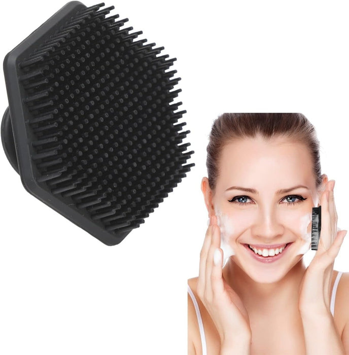 Facial Skin Cleansing Brush, Octagonal Silicone