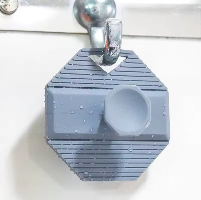 Facial Skin Cleansing Brush, Octagonal Silicone