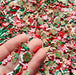 Festive Holiday Candy Mix Nail Charms, Christmas Nail Art Gems 50pcs