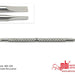 Flat Cuticle Pusher, Double Ended Nail Implement Tool