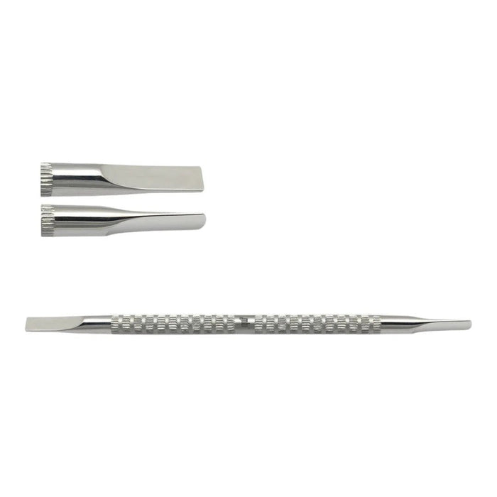 Flat Cuticle Pusher, Double Ended Nail Implement Tool