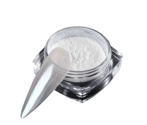 Hailey Bieber White Nail Mirror Chrome Powder Canada