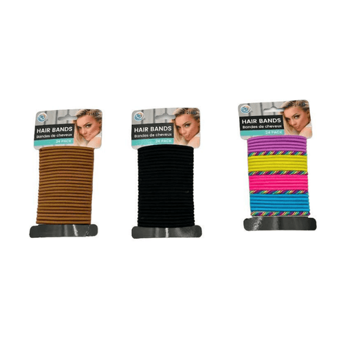 Hair Bands / Elastic Hair Ties, 24 pieces