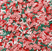 Holiday Peppermint + Sprinkles Mix Nail Charms, Christmas Nail Art Supplies 100pcs