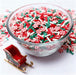 Holiday Peppermint + Sprinkles Mix Nail Charms, Christmas Nail Art Supplies 100pcs