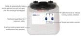 Horizon Mini E Model 642E Centrifuge Horizonal Rotor 3400 RPM, 6 Tubes