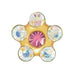 Inverness 24K GP AB CZ w/Rose Flower Earring - 760C