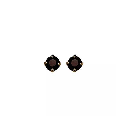 Inverness Earring 24K GP 3MM Garnet Tiffany, Januray - 81C