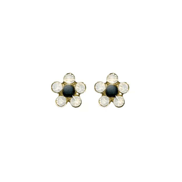 Inverness Earring 24K GP Flower Martinique - 835C