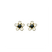 Inverness Earring 24K GP Flower Martinique - 835C