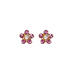 Inverness Earring 24K GP Rose w/Crystal, October - 824C