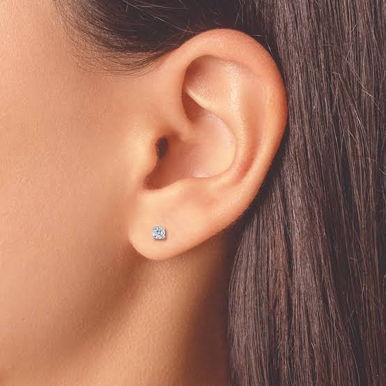 Inverness Earring Stainless Steel 2mm CZ - 53C