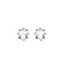 Inverness Earring Stainless Steel 3mm Square CZ - 112C
