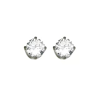 Inverness Earring Stainless Steel 5mm CZ - 181C