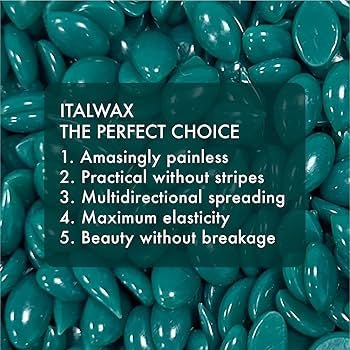 Italwax Azulene Hot Film Hard Wax (Unscented, Transparent, 3 - 4 Sec)