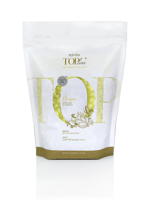 Italwax Top Line Argan Hot Film Hard Wax (Unscented, Transparent, 3 - 4 Sec)