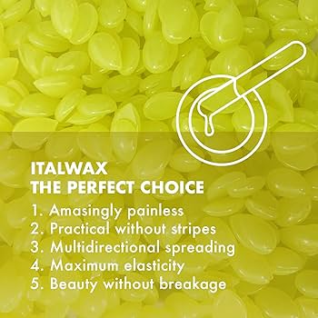 Italwax Top Line Argan Hot Film Hard Wax (Unscented, Transparent, 3 - 4 Sec)