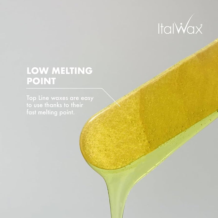 Italwax Top Line Argan Hot Film Hard Wax (Unscented, Transparent, 3 - 4 Sec)