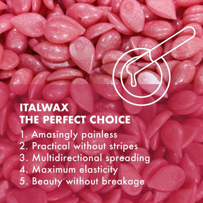 Italwax Top Line Pink Pearl Hard Wax for Sensitive Skin